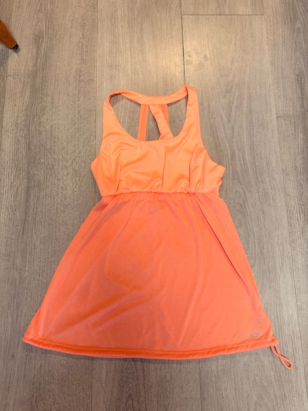 Neon Coral Athletic Tank
